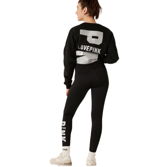 PINK VS High Waist Full Length Varsity Winter Leggings - Picture 5 of 5